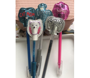 Stickdatei - ITH Stifteaufsatz Monster